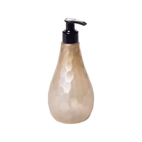 Porta Sabonete Líquido Prime Plástico Âmbar Martelado 280ml - Plasútil