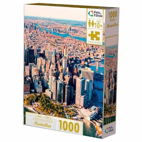 Quebra-Cabeça - 1000 Peças – Manhattan – Pais e Filhos