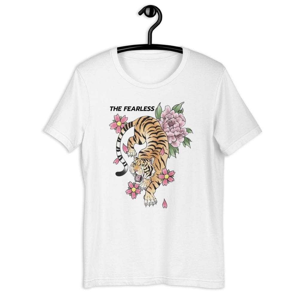 Camiseta T-Shirt Feminina Tiger Fearless