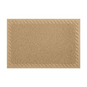 Tapete de Entrada Vinil Elite 40cm x 60cm Bege Kapazi 017301BRE01