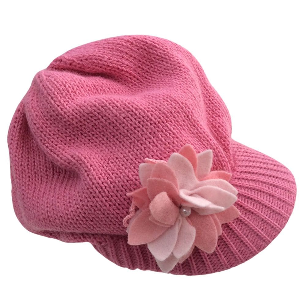 Boina lã infantil fem Everly rosa pink