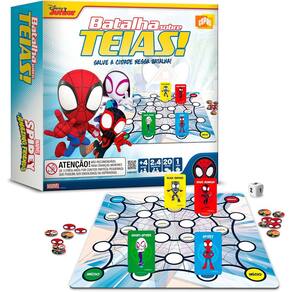 Jogo Copag Tabuleiro Spidey Batalha Sobre Teias