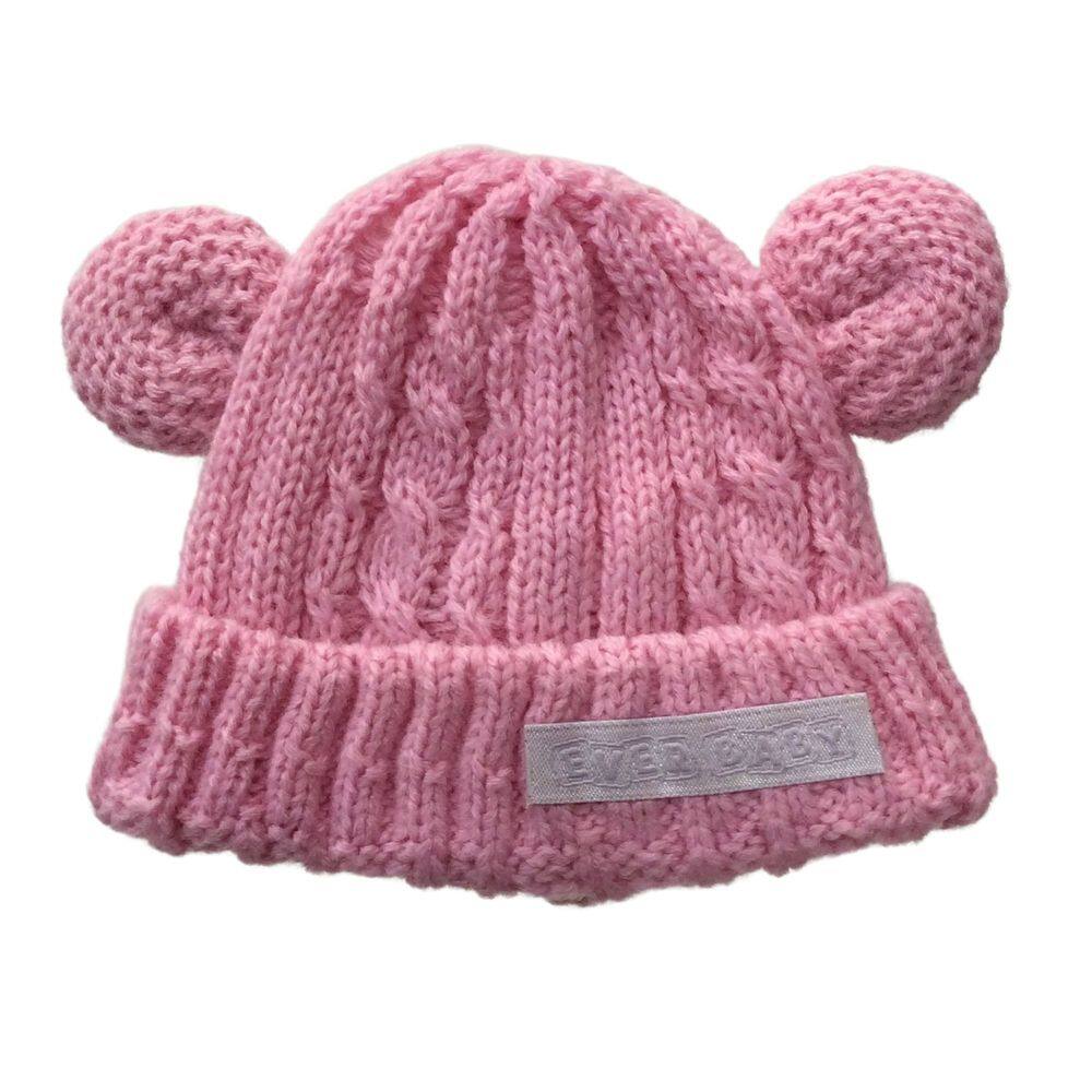 Touca Gorro bebê recem-nascido fem Everly Rosa