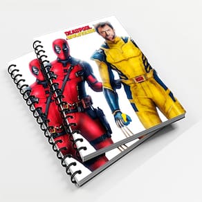 Caderno Universitário 10 Mat Pers. Deadpool e Wolverine