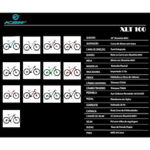 Bicicleta Aro 29 Ksw 24v Shimano Tx800 Freio Hidráulico - Azul-preto - 21"