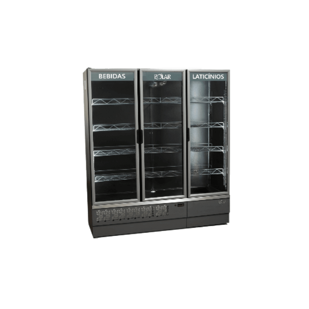 Expositor Vertical Refrigerador Polar 3 Portas EVP170 220V