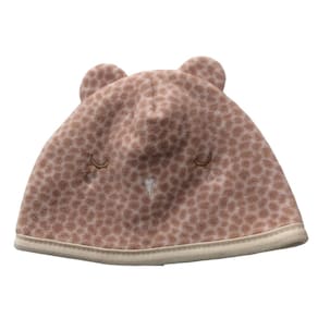 Touca Gorro Bebê recem-nascido fem Everly onça