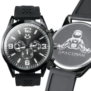 Relogio masculino preto aço inox social