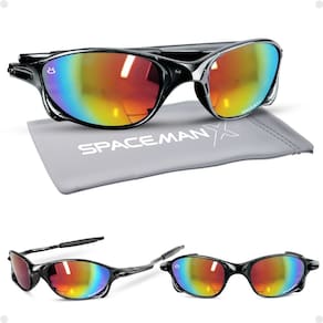 oculos masculino praia verão proteção uv sol lupa + case