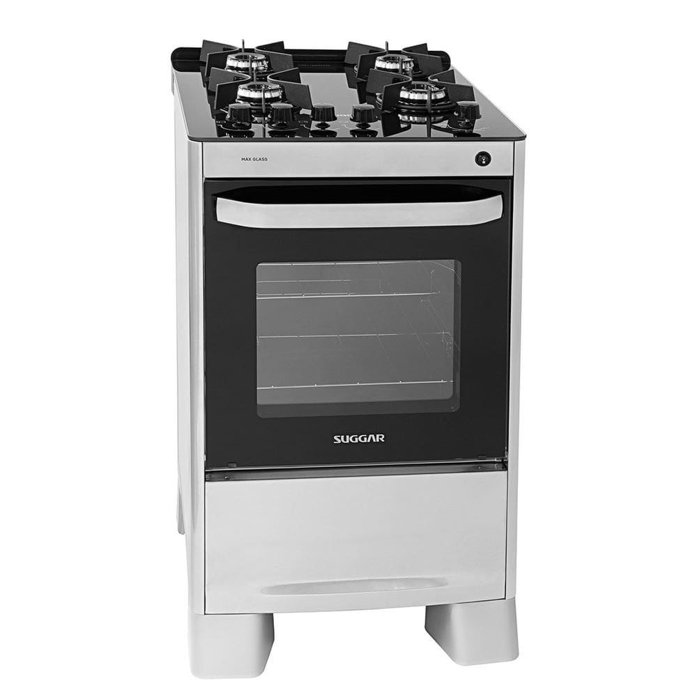Fogão Max Glass 4 Queimadores PRIX Bivolt FGVMG410PRIX