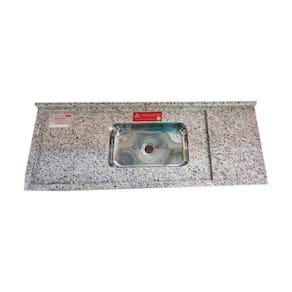 Pia de Cozinha Granito 150 Cm Portinari Master Cuba Simples Branco Portinari