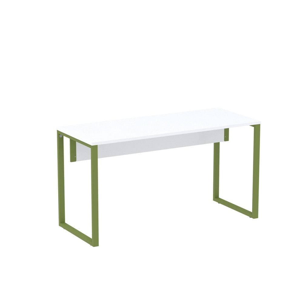 Mesa Madeira 1200x600mm M120/60p25tub Branco/Verde Miró