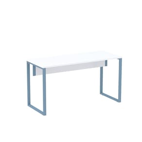 Mesa Madeira 1340x600mm M134/60p25tub Branco/Azul Dali