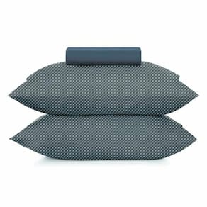 Jogo de Cama Casal 3 peças Altenburg Toque Acetinado Slim Marinho - Azul