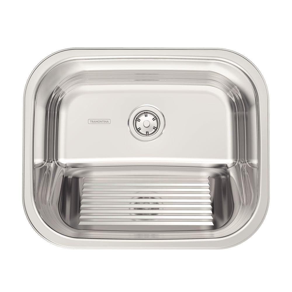 Tanque De Encaixe Para Embutir Hera 34l Em Aço Inox Polido 50x40 - Tramontina 94400407