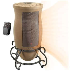 Aquecedor Elétrico Cerâmico com Controle Remoto e Temporizador, 110V 1500W, Lasko 6435, Bege