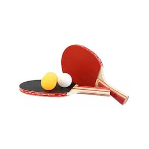 Conjunto de pás de pingue-pongue, 2 raquetes e 3 bolas, jogo de tênis de mesa