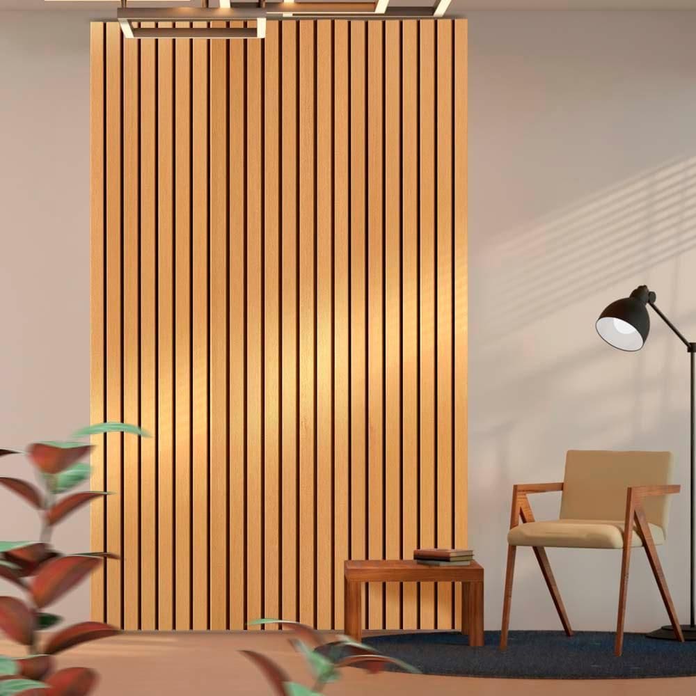 Kit 3 Módulos Painel Ripado Suspenso Furo Nature Sybil Shop Jm