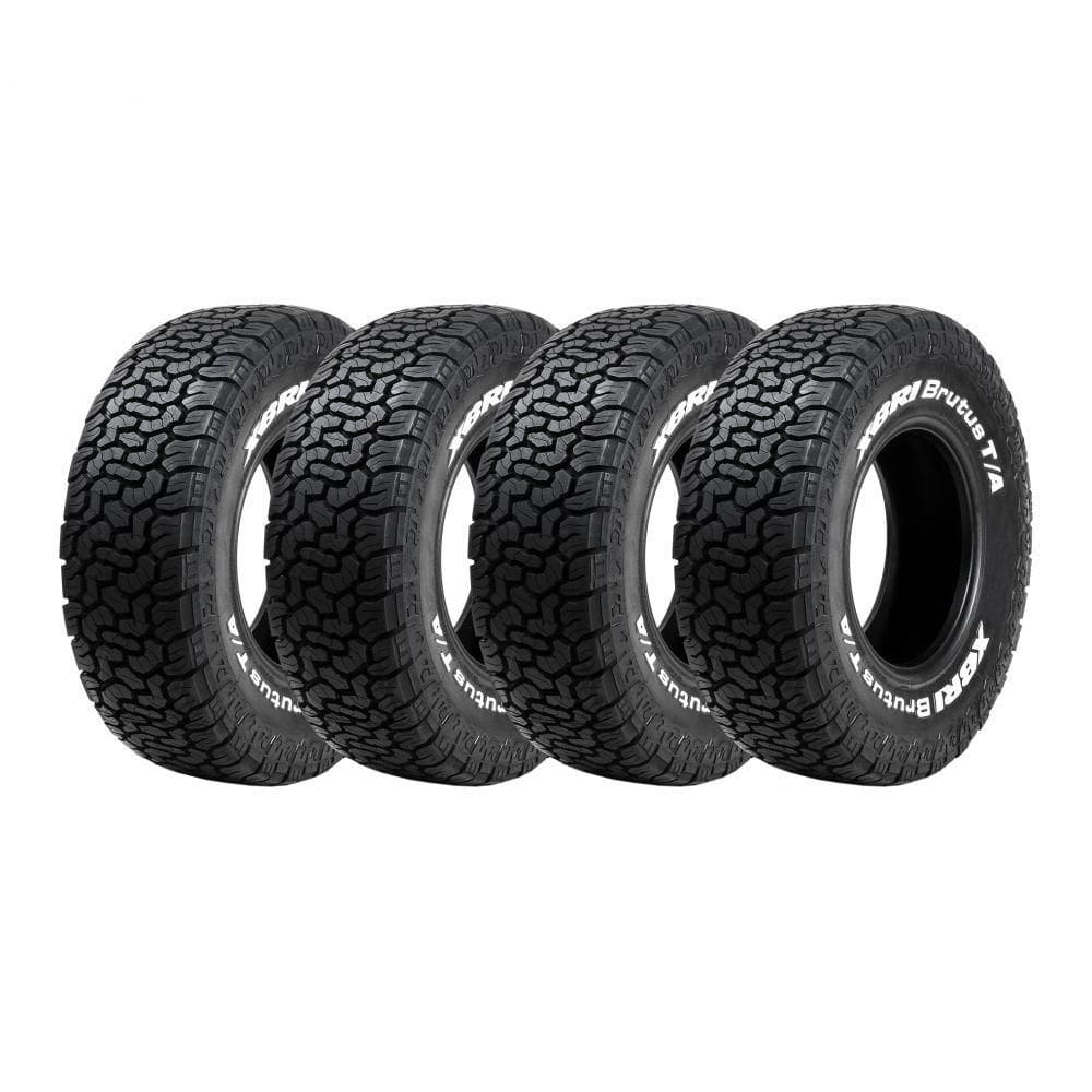 Kit 4 Pneus XBRI Aro 17 265/65R17 Brutus TA Letras Brancas 10 Lonas 120/117S
