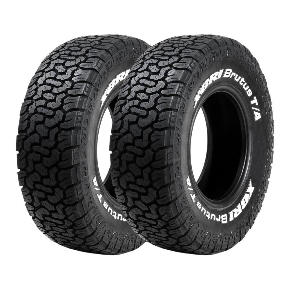 Kit 2 Pneus XBRI Aro 17 265/65R17 Brutus TA Letras Brancas 10 Lonas 120/117S