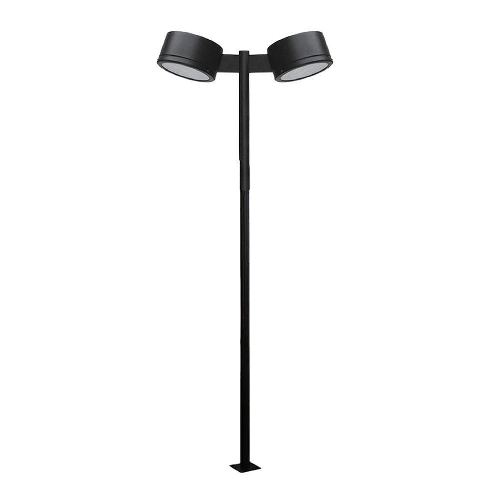 Poste Iluminaçao Publica 3 Metros Aço Pintura Eletrostatica Suporte Luminaria Refletor Residencial