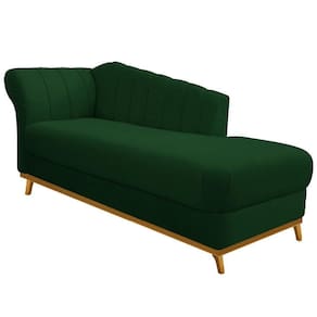 Diva Recamier Vanessa 160cm Lado Direito Suede Cor Verde