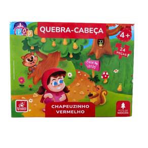 Quebra-Cabeças Chapeuzinho Vermelho 24 Pecas - A Casa