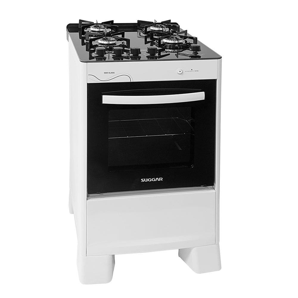 Fogão de Piso Neo Glass 4 Bocas Suggar