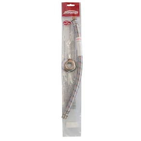 Engate Flexível Trançado Água Quente Fria 1/2x1/2 40cm
