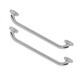 Alça Apoio 2 Uni Inox 30cm Barra Suporte Anti Queda Cadeirante Gestante Idoso Criança Pcd Banheiro