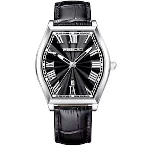 Relogio Analógico Masculino de Quartzo Design Criativo Tonneau À Prova D`Água