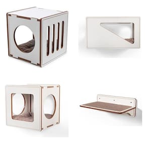 Playground Duquesa para Gatos Grandes Branco