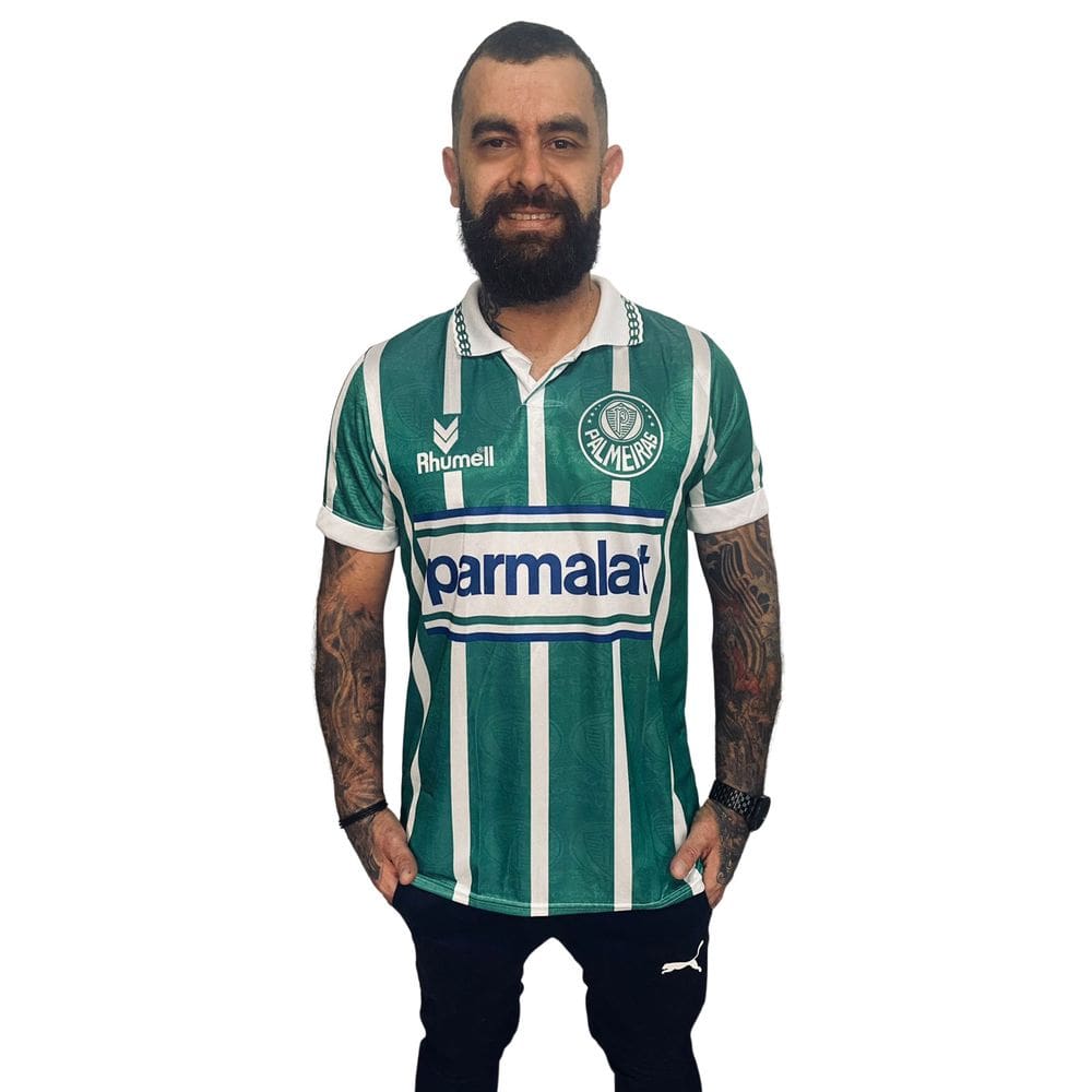 Camisa Palm3iras Retrô 1994 Parmalat
