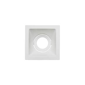 Spot De Embutir Recuado Stella Square Mr11 Gu10 Quadrado Bivolt Branco