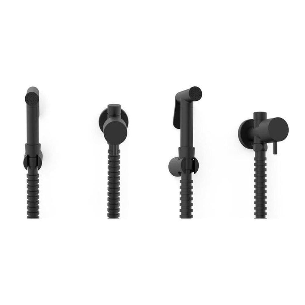 Kit com 2 Ducha Higiênica com Derivação Basic Preto Matte