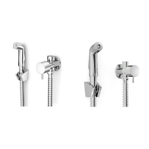 Kit com 2 Ducha Higiênica com Derivação Basic Celite Cromado