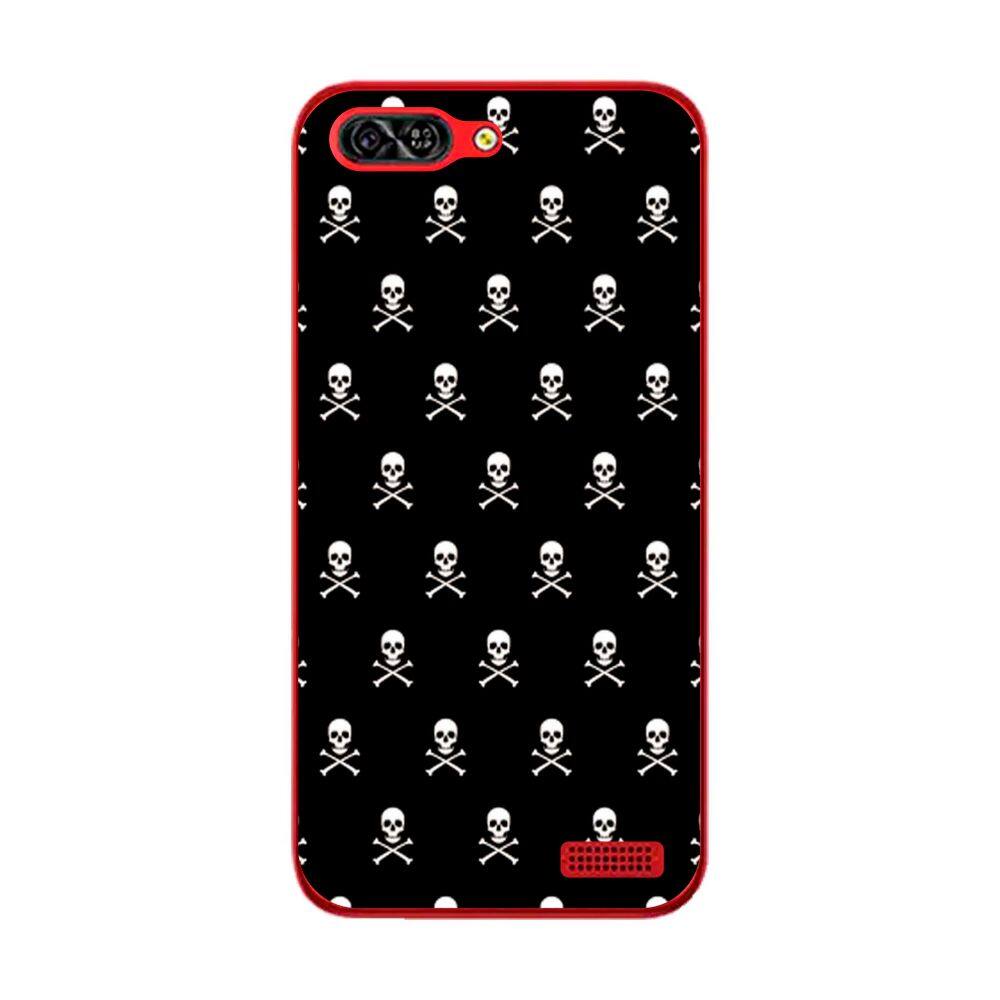 Capa Adesivo Skin201 Verso Para Red Mobile Quick 5.0 S50