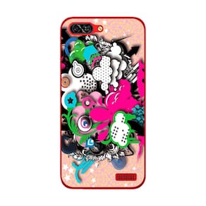 Capa Adesivo Skin104 Verso Para Red Mobile Quick 5.0 S50
