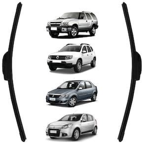 Palheta Aerofit Bosch Esquerda + Direita Renault Sandero 2007 A 2013
