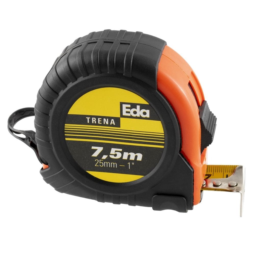 Trena Emborrachada Standard 25MM 7,5 Metros EDA 0BD