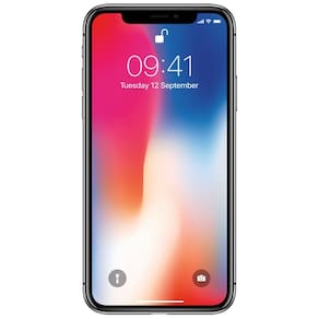 Usado: Iphone X 256 GB Cinza - Muito Bom