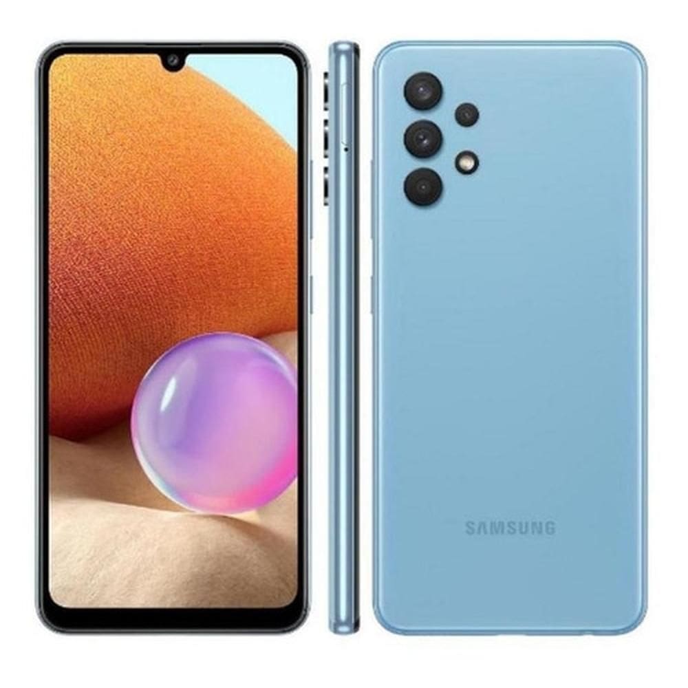 Usado: Samsung A32 128 GB Azul - Muito Bom