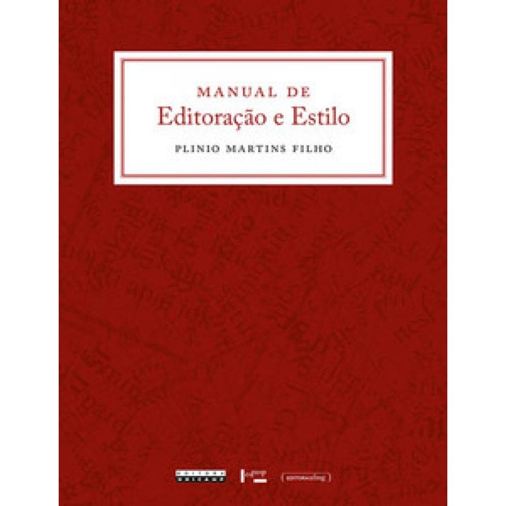 Manual De Editoração E Estilo