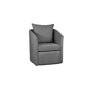 Poltrona Decorativa Manuela Boucle Cinza - Montanaris Decor