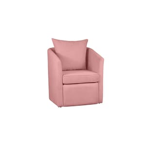 Poltrona Decorativa Manuela Boucle Rosa - Montanaris Decor