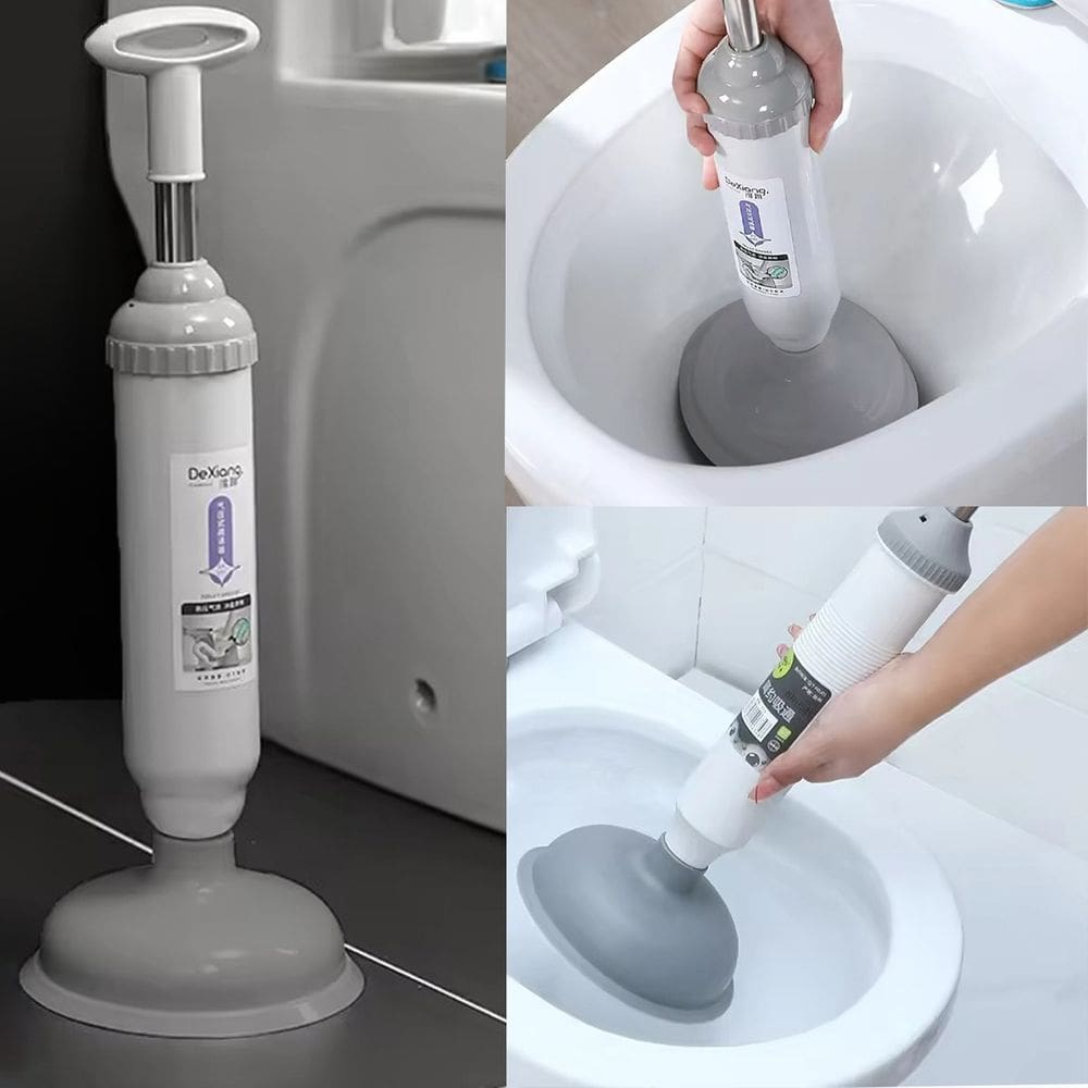Desentupidor Potente Bomba Manual Pressão Vaso Pia Ralo Top
