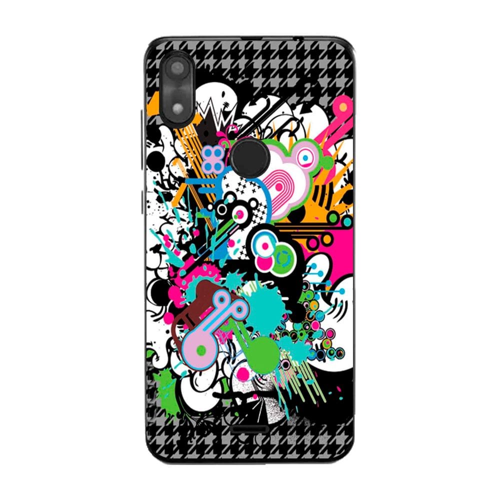 Capa Adesivo Skin022 Verso Para Multilaser F Pro (P9118)