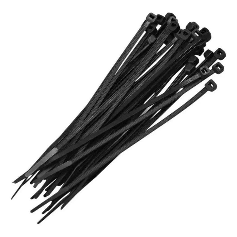 Abraçadeira Nylon 10cm Preto - Permak 200 Peças