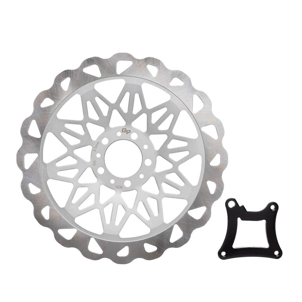 Disco Freio Dianteiro Gp7 Cg 150 09/15 Prata 320mm Oversize [F016]