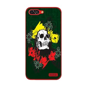 Capa Adesivo Skin024 Verso Para Red Mobile Quick 5.0 S50